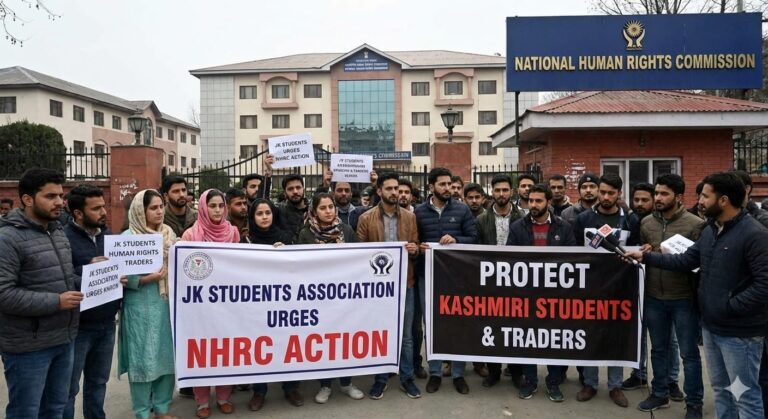 JK Students Association urges NHRC action over attacks on Kashmiri traders and students